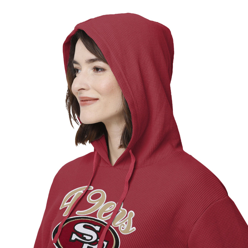 San Francisco 49ers NFL Womens Waffle Lounge Sweater