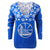 Golden State Warriors NBA Womens Snowflake V-Neck Sweater