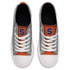 Syracuse Orange NCAA Womens Glitter Low Top Canvas Shoes