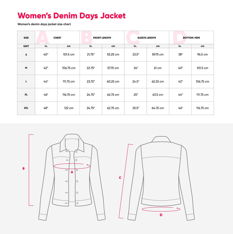 Michigan Wolverines NCAA Womens Denim Days Jacket