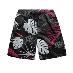 Texas A&M Aggies NCAA Mens Neon Palm Shorts