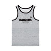 Las Vegas Raiders NFL Mens Gray Wordmark Sleeveless Top