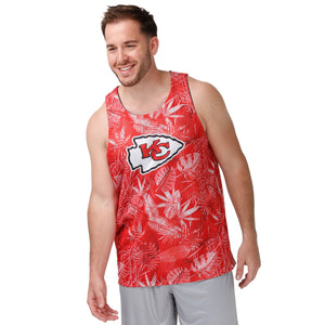 Kansas City Chiefs NFL Mens Reversible Floral Change-Up Sleeveless Top