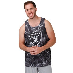 Las Vegas Raiders NFL Mens Reversible Floral Change-Up Sleeveless Top