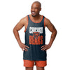 Chicago Bears NFL Mens Solid Wordmark Sleeveless Top