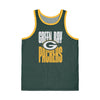 Green Bay Packers NFL Mens Solid Wordmark Sleeveless Top