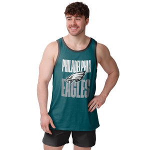 Philadelphia Eagles NFL Mens Solid Wordmark Sleeveless Top