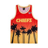 Kansas City Chiefs NFL Mens Sunset Sleeveless Top