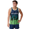 Seattle Seahawks NFL Mens Sunset Sleeveless Top