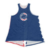 Chicago Cubs MLB Womens Americana Tie-Breaker Sleeveless Top