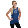 Chicago Cubs MLB Womens Americana Tie-Breaker Sleeveless Top