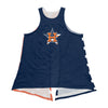 Houston Astros MLB Womens Americana Tie-Breaker Sleeveless Top