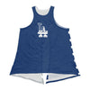 Los Angeles Dodgers MLB Womens Americana Tie-Breaker Sleeveless Top