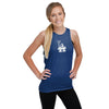 Los Angeles Dodgers MLB Womens Americana Tie-Breaker Sleeveless Top