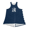 New York Yankees MLB Womens Americana Tie-Breaker Sleeveless Top