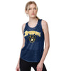 Milwaukee Brewers MLB Womens Burn Out Sleeveless Top