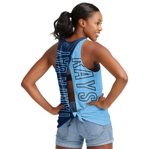 Tampa Bay Rays MLB Womens Tie-Breaker Sleeveless Top