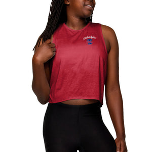 Philadelphia Phillies MLB Womens Croppin' It Sleeveless Top