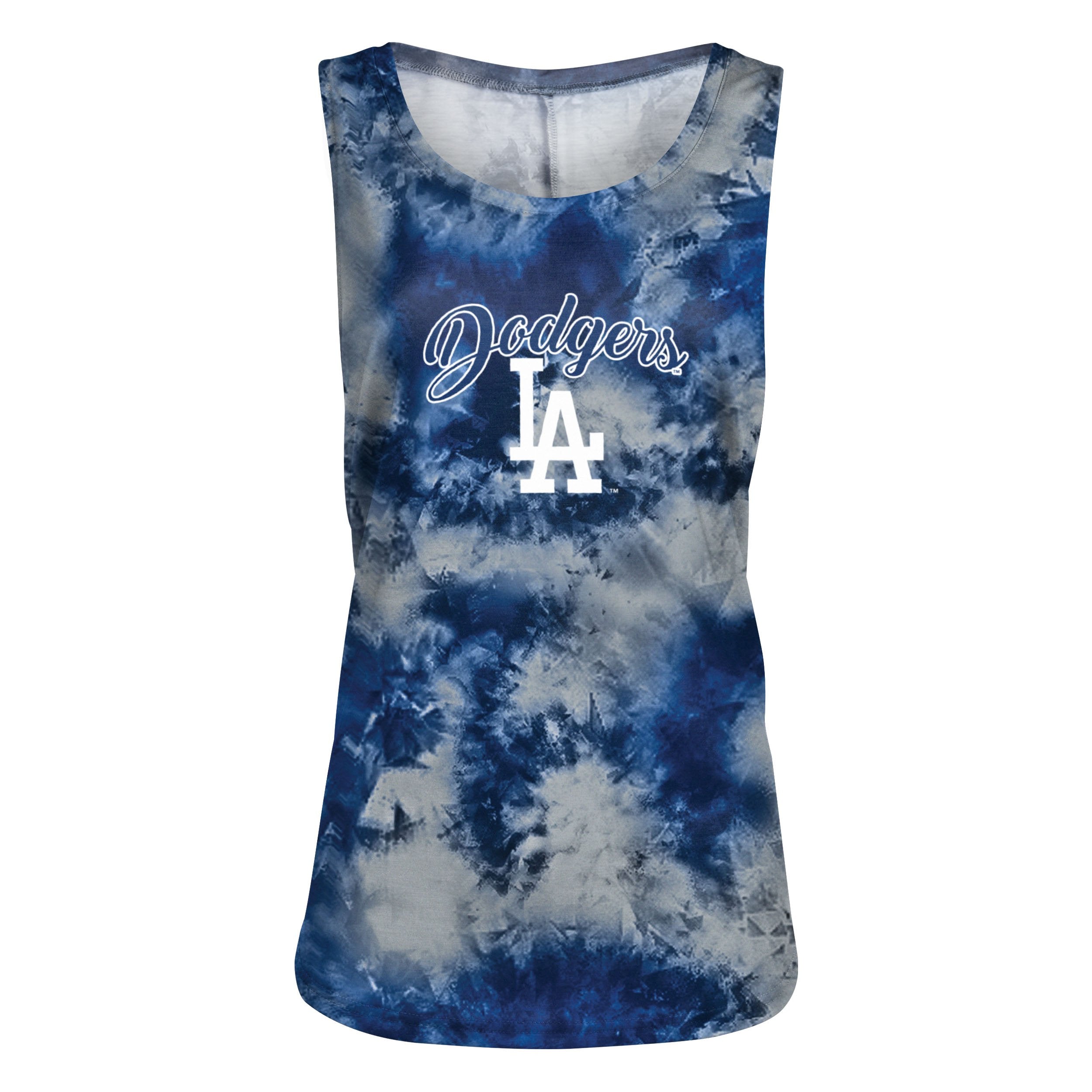 FOCO Los Angeles Dodgers MLB Womens Tie-Breaker Sleeveless Top