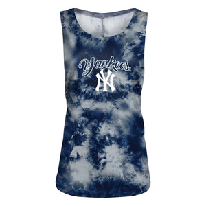 New York Yankees MLB Womens To Tie-Dye For Sleeveless Top