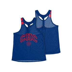 Chicago Cubs MLB Womens Team Twist Sleeveless Top