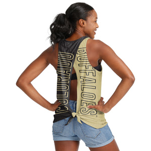 Colorado Buffaloes NCAA Womens Tie-Breaker Sleeveless Top