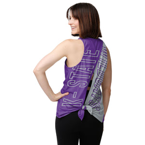 Kansas State Wildcats NCAA Womens Tie-Breaker Sleeveless Top