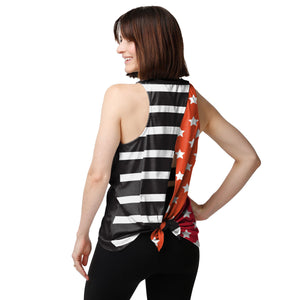 Cincinnati Bengals NFL Womens Americana Tie-Breaker Sleeveless Top
