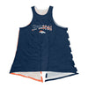 Denver Broncos NFL Womens Americana Tie-Breaker Sleeveless Top