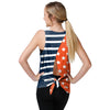 Denver Broncos NFL Womens Americana Tie-Breaker Sleeveless Top