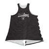 Las Vegas Raiders NFL Womens Americana Tie-Breaker Sleeveless Top