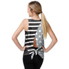 Las Vegas Raiders NFL Womens Americana Tie-Breaker Sleeveless Top