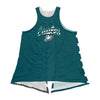 Philadelphia Eagles NFL Womens Americana Tie-Breaker Sleeveless Top