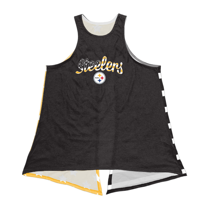 FOCO Pittsburgh Pirates Womens Tie-Breaker Sleeveless Top, Size: L