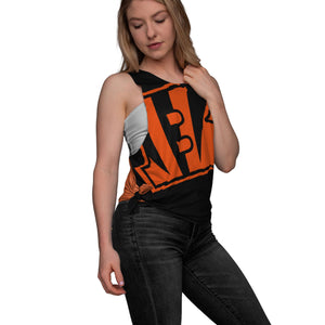 Cincinnati Bengals NFL Womens Side-Tie Sleeveless Top