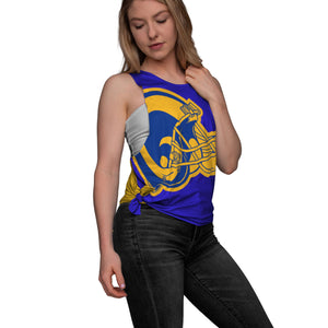 Los Angeles Rams NFL Womens Side-Tie Sleeveless Top
