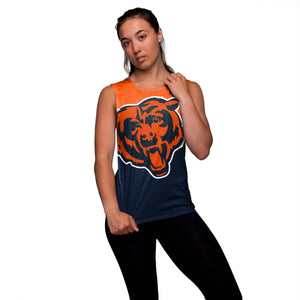Chicago Bears NFL Womens Strapped V-Back Sleeveless Top