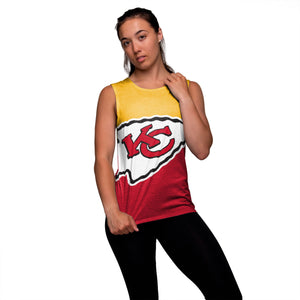 Kansas City Chiefs NFL Womens Strapped V-Back Sleeveless Top