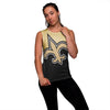 New Orleans Saints NFL Womens Strapped V-Back Sleeveless Top