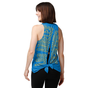 Los Angeles Chargers NFL Womens Tie-Breaker Sleeveless Top