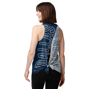 Dallas Cowboys NFL Womens Tie-Breaker Sleeveless Top