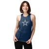 Dallas Cowboys NFL Womens Tie-Breaker Sleeveless Top