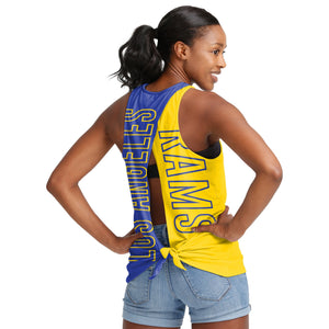 Los Angeles Rams NFL Womens Tie-Breaker Sleeveless Top