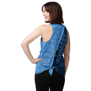 Tennessee Titans NFL Womens Tie-Breaker Sleeveless Top