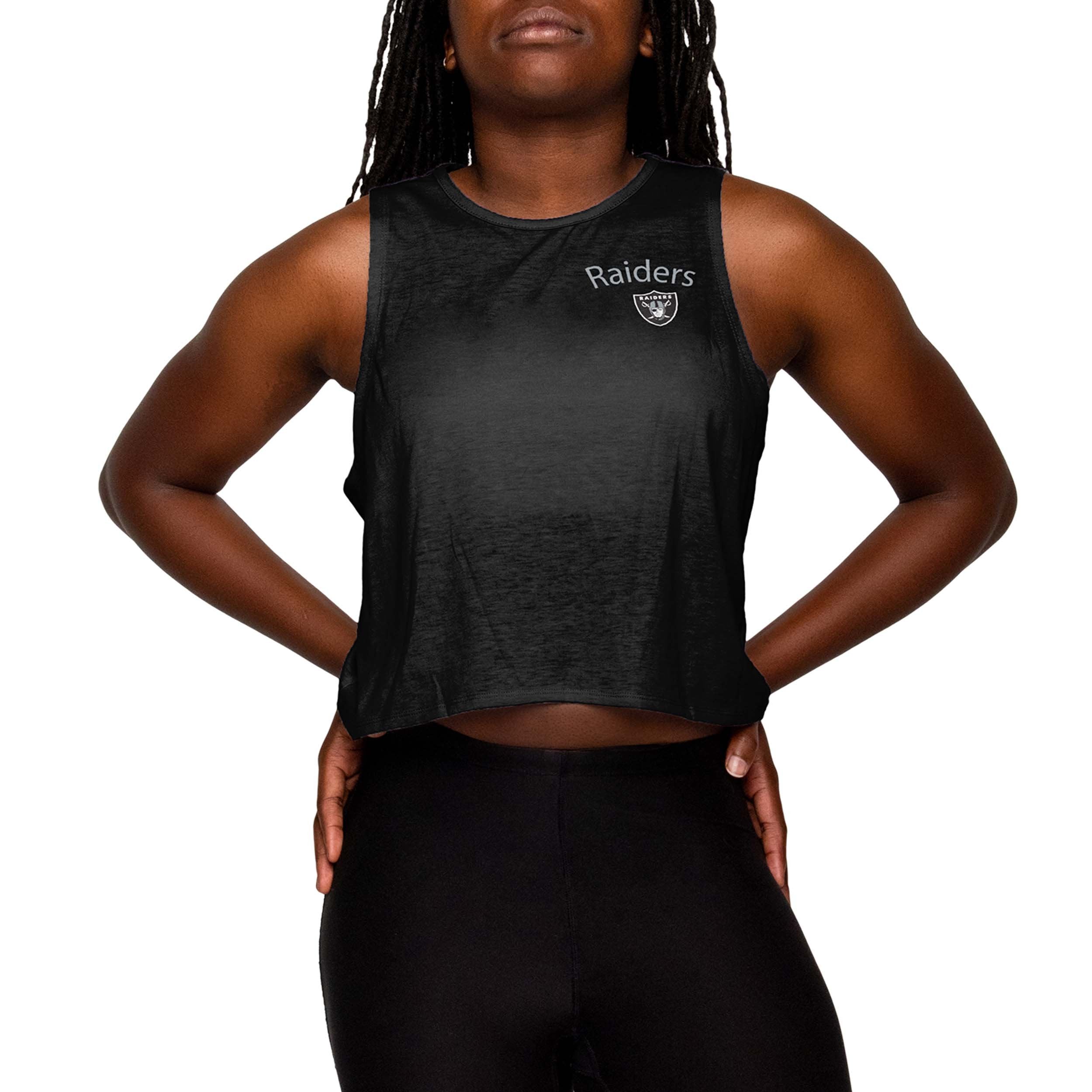 Las Vegas Raiders Women's Crop Tops Sleeveless T-Shirt Tank