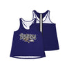 Baltimore Ravens NFL Womens Wordmark Team Stripe Sleeveless Top