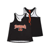 Cincinnati Bengals NFL Womens Wordmark Team Stripe Sleeveless Top