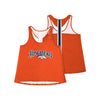 Denver Broncos NFL Womens Wordmark Team Stripe Sleeveless Top