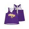 Minnesota Vikings NFL Womens Wordmark Team Stripe Sleeveless Top