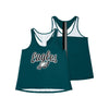 Philadelphia Eagles NFL Womens Wordmark Team Stripe Sleeveless Top